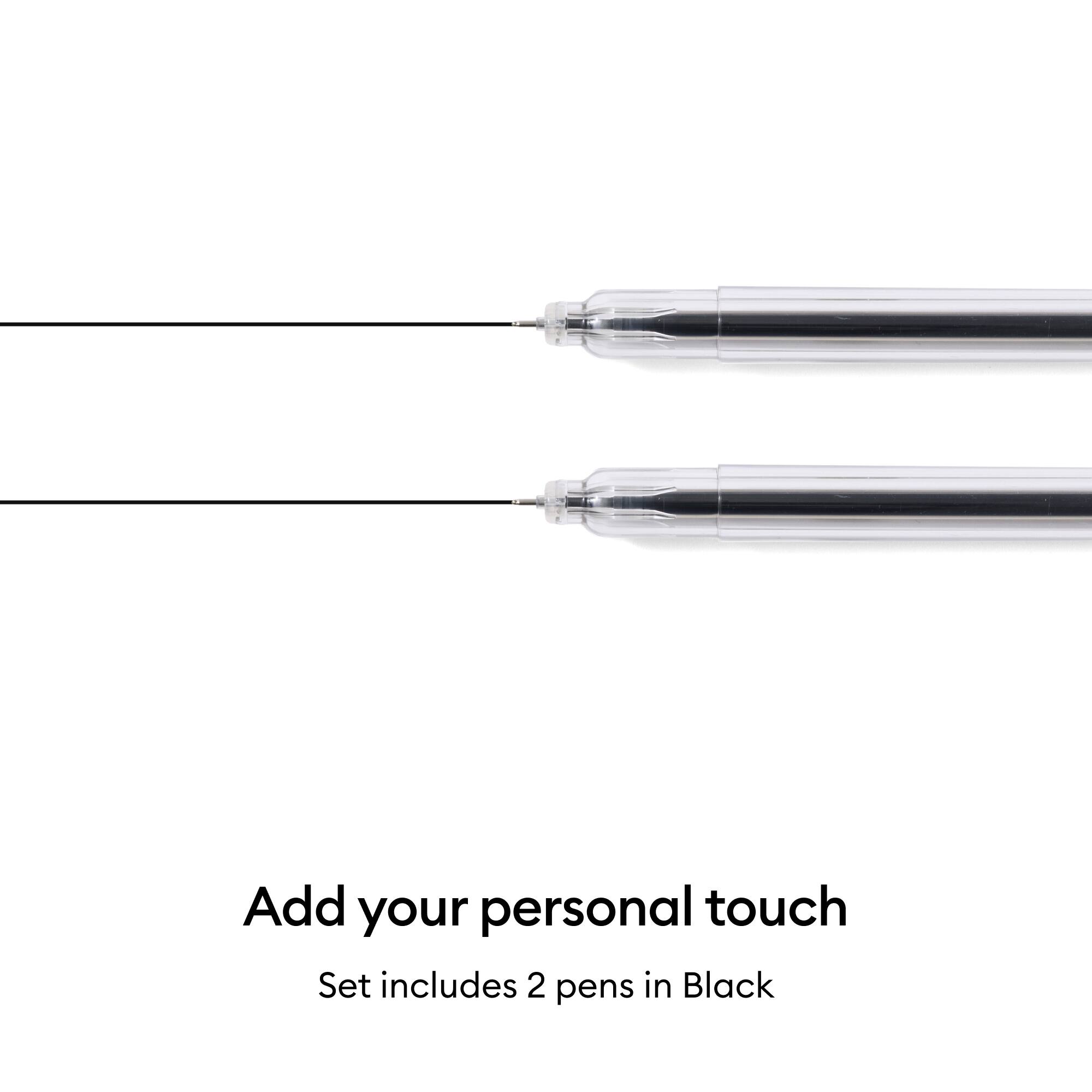 Cricut® 0.4mm Black Fine Point Pens, 2ct. + Adapter